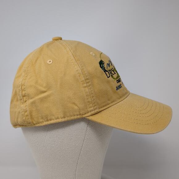 Dry Creek Outdoors Slideback Baseball Cap Yellow One Size Adjustable Embroidered - Picture 5 of 10